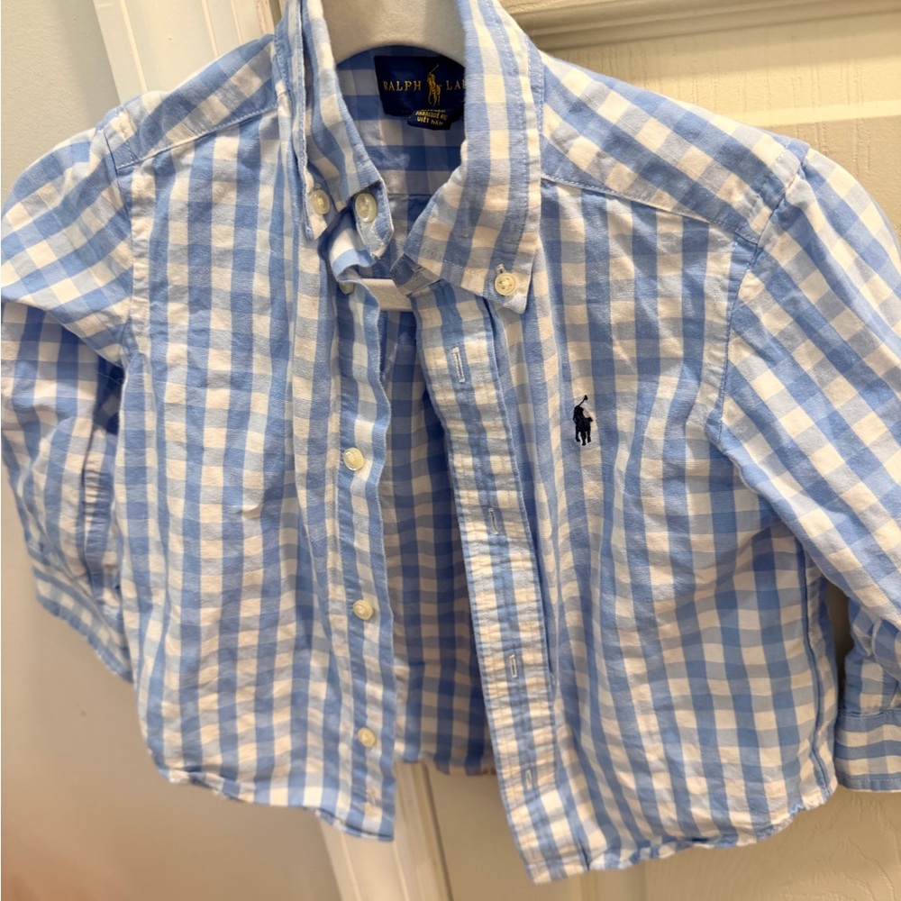 Two Ralph Lauren Button-Down Shirts - Toddler - Picture 2 of 9